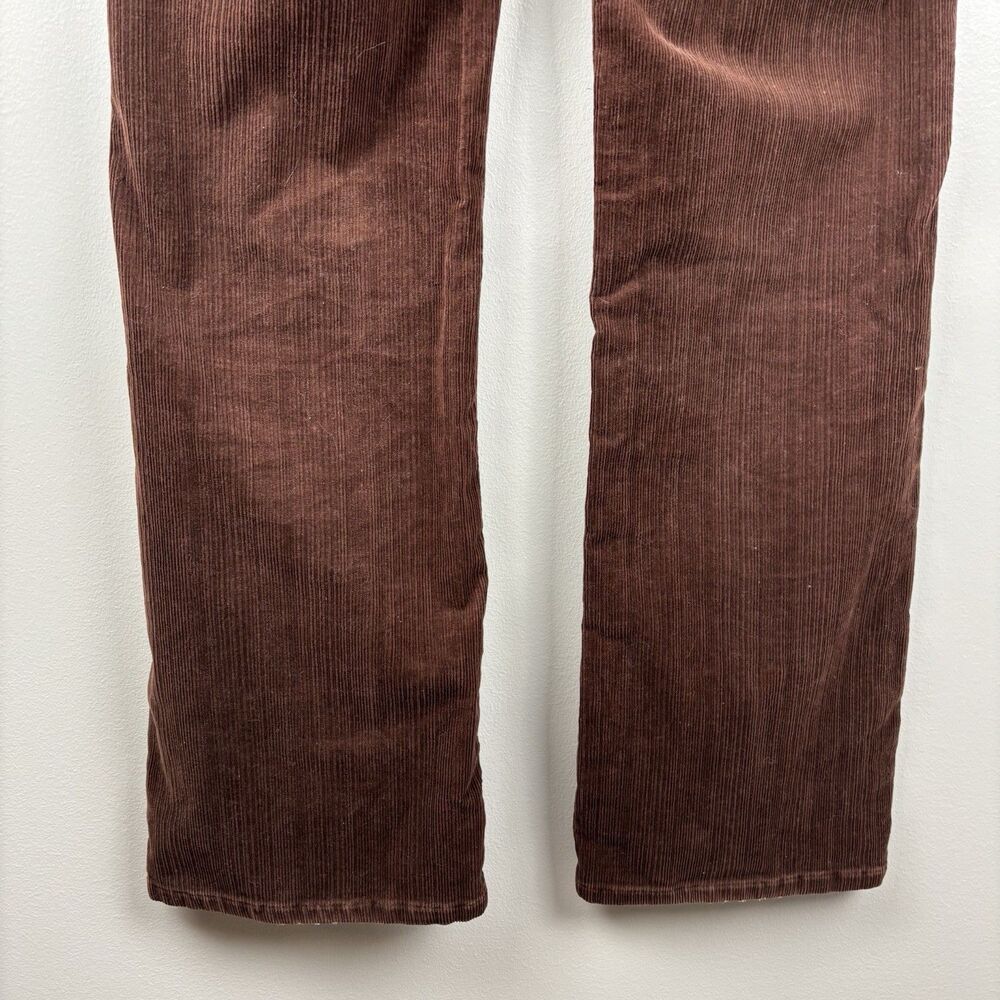 Christopher Blue Corduroy Pants Women's 4 Brown Stretch Straight Leg Casual - Picture 5 of 10